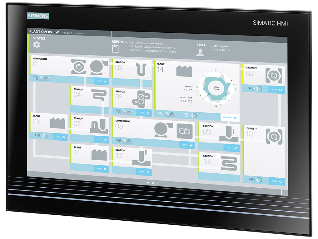 Màn hình công nghiệp cảm ứng đa điểm 22” (1920x1080 px) 24VDC và 100-240VAC 6AV7863-4MB10-0AA0
