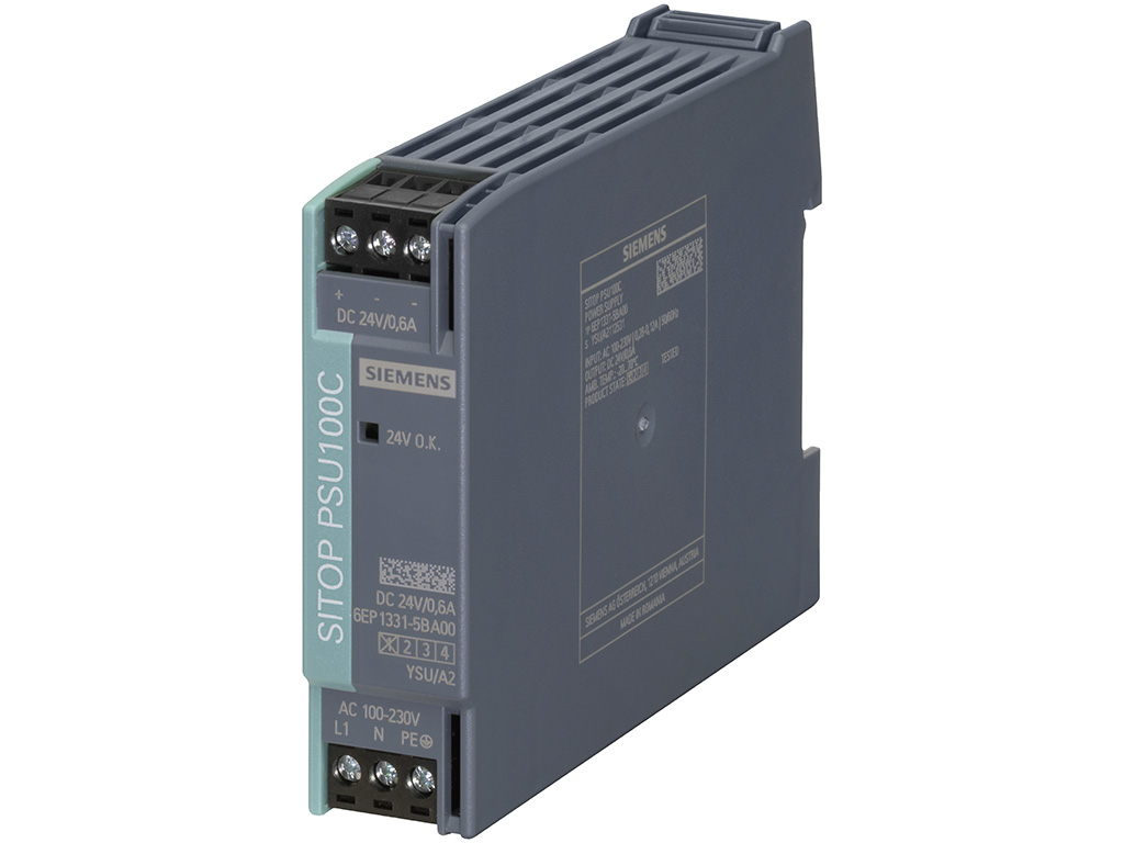 Bộ nguồn 24VDC/0.6A (in 100-230VAC/110-300VDC) SITOP PSU100C 6EP1331-5BA00
