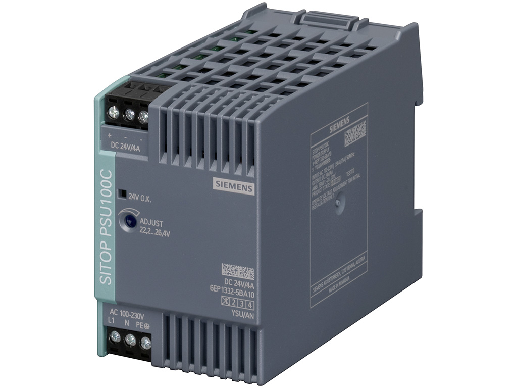 Bộ nguồn 24VDC/4A (in 120-230VAC/110-300VDC) SITOP PSU100C 6EP1332-5BA10