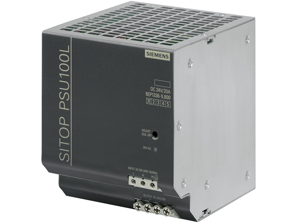 Bộ nguồn 24VDC/20A (100-240VAC) SITOP PSU100L 6EP1336-1LB00