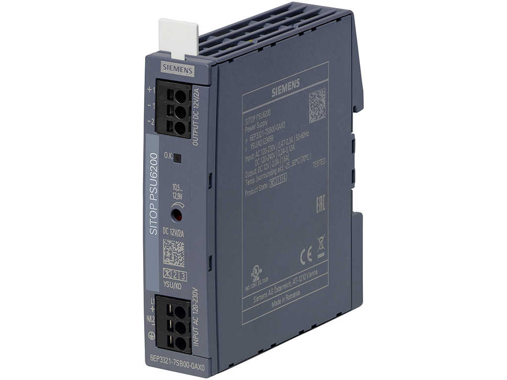 Bộ nguồn 12VDC/2A (120-230VAC/DC) SITOP PSU6200 6EP3321-7SB00-0AX0