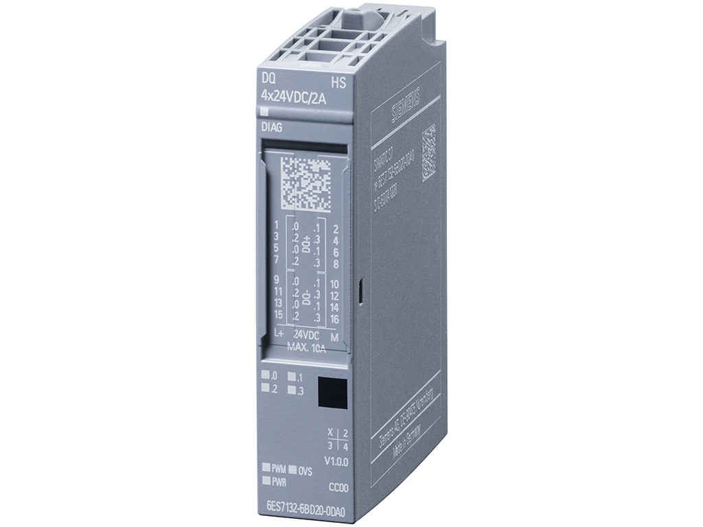 DQ 4x24 VDC/2A HS SIMATIC ET 200SP 6ES7132-6BD20-0DA0