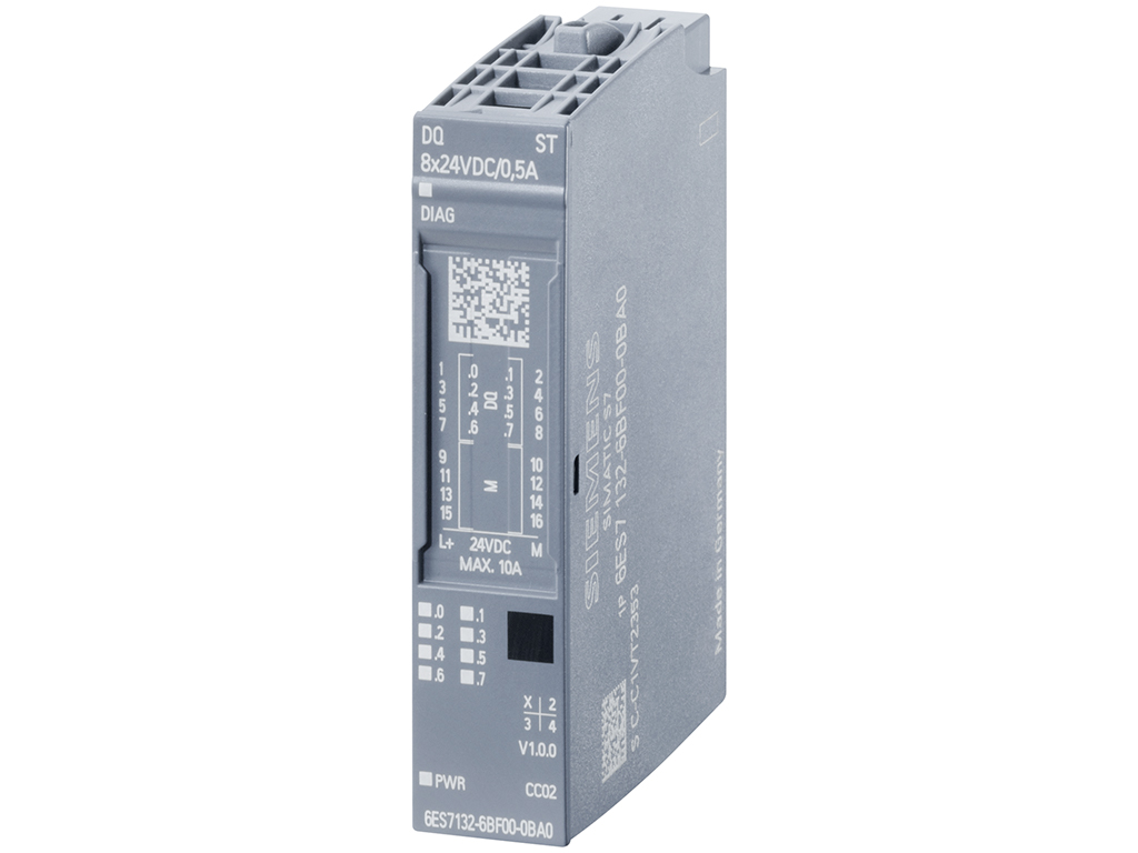 DQ 8x24 VDC/0.5A HF SIMATIC ET 200SP 6ES7132-6BF00-0CA0
