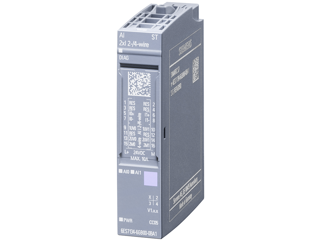 AI 2xI 2-/4-wire ST SIMATIC ET 200SP 6ES7134-6GB00-0BA1