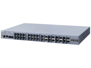 Switch công nghiệp 24 cổng RJ45 10/100/1000 Mbit/s + 8 cổng SFP 100/1000 Mbit/s Combo + 2 SFP+ 10 Gbit/s SCALANCE XR526-8C Managed & Layer 3 6GK5526-8GS00-2AR2